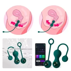 Boules De Geisha Connectée Crystal Duo - Magic Motion -Sex Toys Femme boutique 21982