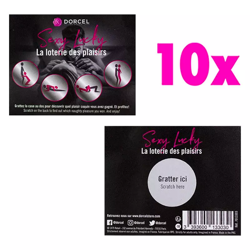 Marc Dorcel Cartes à Gratter La Loterie Des Plaisirs - Dorcel 1 Marc Dorcel Cartes à Gratter La Loterie Des Plaisirs - Dorcel