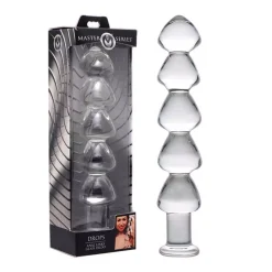 Chapelet Anal En Verre Drops - Master Series