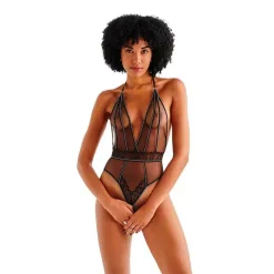 Body Sexy Avec Perles Stimulantes Manhattan (Noir) - Bracli