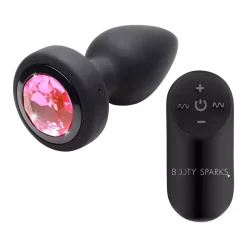 Plug Anal Vibrant Télécommandé Pink Gem -Booty Sparks