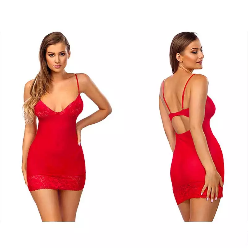 Anais Apparel Nuisette Sexy Babydoll Vanessa (rouge) - Anais 2 Anais Apparel Nuisette Sexy Babydoll Vanessa (rouge) - Anais – Image 2