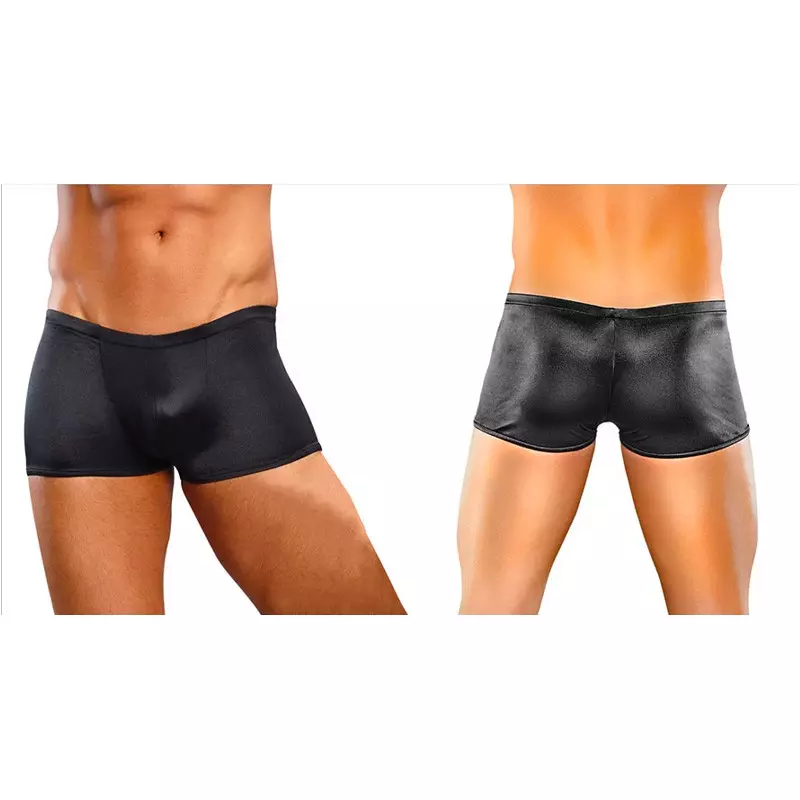 Caleçon Sexy Noir Boxer Lo Rise Pouch - Male Power 2 Caleçon Sexy Noir Boxer Lo Rise Pouch - Male Power – Image 2