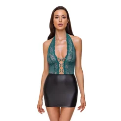 Robe Sexy (Noir Et Bleu) – Cottelli Lingerie