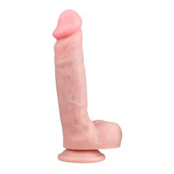 Gode Réaliste Avec Testicules Et Ventouse (18 Cm) - EasyToys