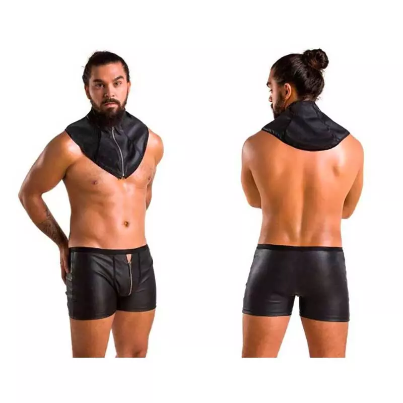 Passion Lingerie Boxer Et Collerette Similcuir Set 051 Edward - Passion 2 Passion Lingerie Boxer Et Collerette Similcuir Set 051 Edward - Passion – Image 2