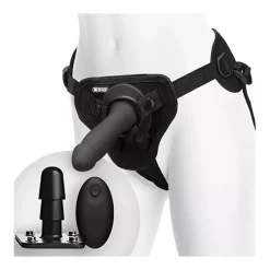 Gode-ceinture Vibrant & Télécommandé Smooth - Doc Johnson