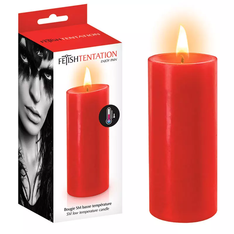 Bougie BDSM Rouge (fond à Basse Température) - Fetish Tentation 2 Bougie BDSM Rouge (fond à Basse Température) - Fetish Tentation – Image 2