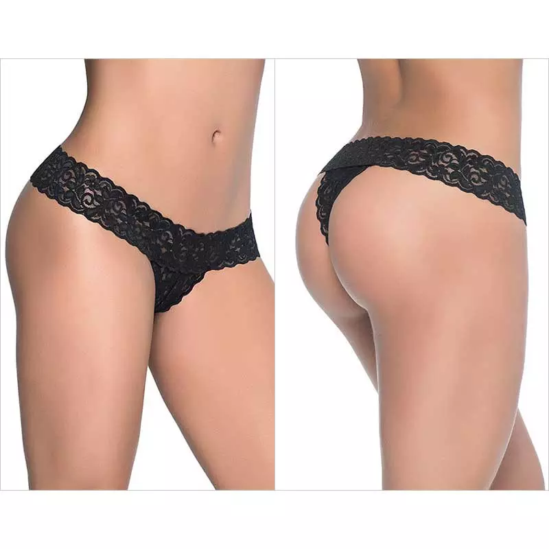 MAPALÉ Panty Sexy Peek-a-boo 99 (Noir) - Mapalé 2 MAPALÉ Panty Sexy Peek-a-boo 99 (Noir) - Mapalé – Image 2