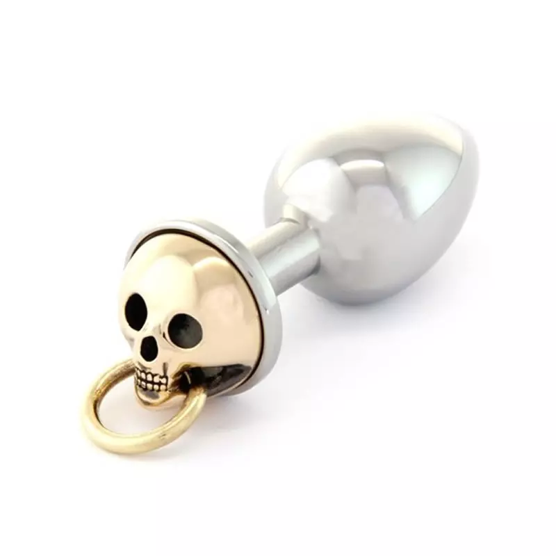 Plug Anal Rosebuds M Skull 1 Plug Anal Rosebuds M Skull