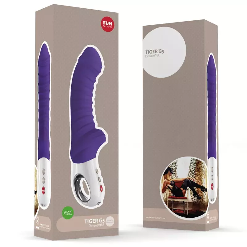 Vibromasseur Tiger G5 Violet - Fun Factory 3 Vibromasseur Tiger G5 Violet - Fun Factory – Image 3