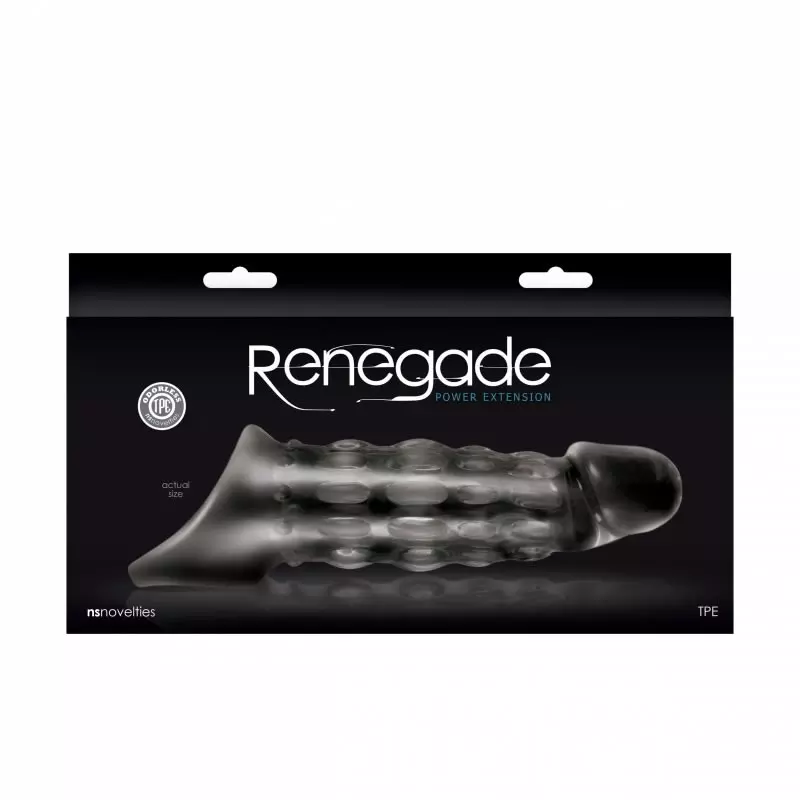 NS Novelties Gaine Pour Agrandir Le Pénis - Renegade Power Extension Transparent 2 NS Novelties Gaine Pour Agrandir Le Pénis - Renegade Power Extension Transparent – Image 2