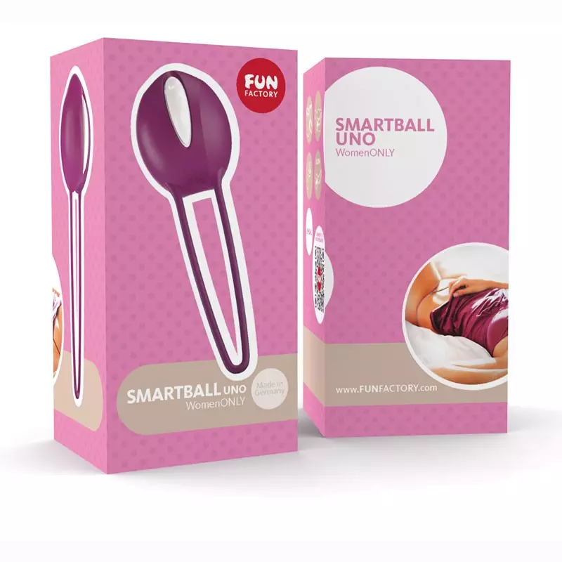 Boules De Geisha Smartballs Uno Violet Et Blanc - Fun Factory 2 Boules De Geisha Smartballs Uno Violet Et Blanc - Fun Factory – Image 2