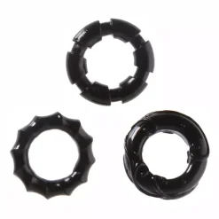 Cockring Set Extensible 3pces - Malesation
