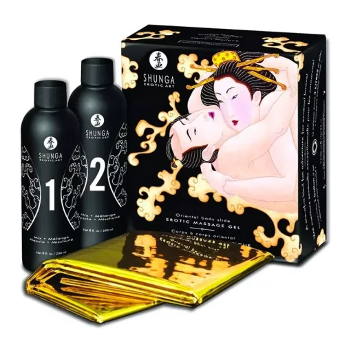 Massage Corps à Corps Shunga Oriental - Mangue & Melon -Sex Toys Femme boutique 5173