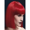 Perruque Lola Bob Carré Avec Frange Rouge 30 Cm – Fever