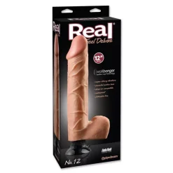 Vibromasseur Réaliste XXL Chair 26cm – Pipedream Real Feel Deluxe N° 12 -Sex Toys Femme boutique 6138