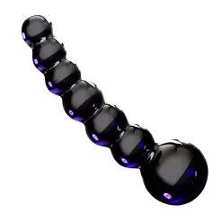 Icicles (Pipedream) Dildo Anal En Verre Noir - Icicles N°66