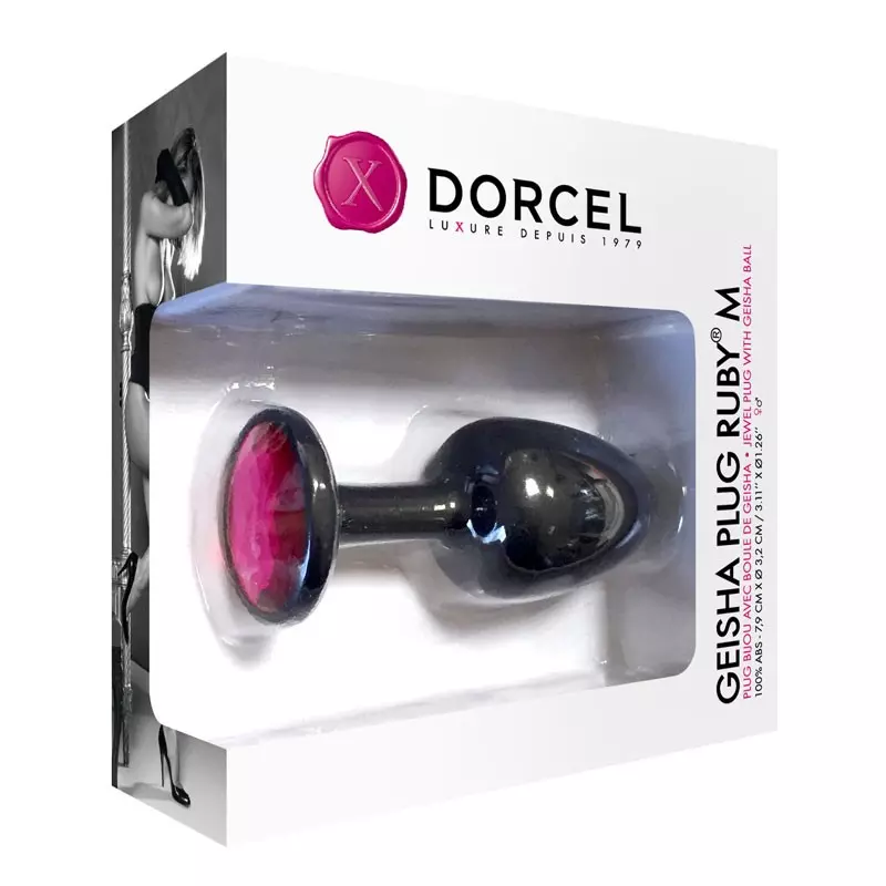 Plug Anal Marc Dorcel Geisha Plug Medium - Ruby 3 Plug Anal Marc Dorcel Geisha Plug Medium - Ruby – Image 3