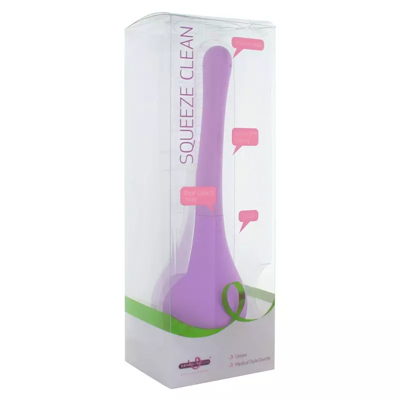 Poire De Lavement Squeeze Clean 250ml Purple - Seven Creations 2 Poire De Lavement Squeeze Clean 250ml Purple - Seven Creations – Image 2