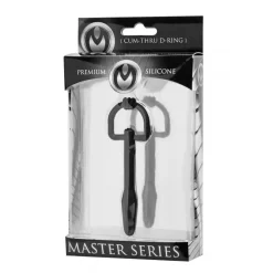 Master Serie Sonde Urétrale En Silicone Cum-Thru D-Ring 7 Master Serie Sonde Urétrale En Silicone Cum-Thru D-Ring -Sex Toys Femme boutique 9170