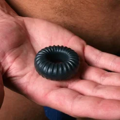 Anneau Pénien Ribbed Ring Noir - PerfectFit -Sex Toys Femme boutique 9237