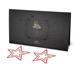 Bijoux Indiscrets Nippies Mimi Star Rouges - Cache-tétons Adhésifs